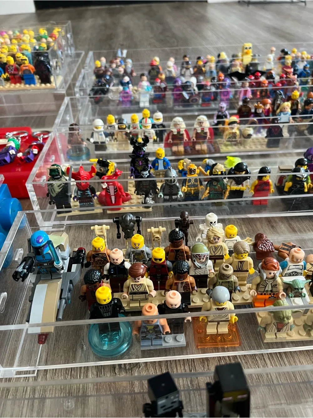 Large Collection of Mini Figures and Accessories - Multicolor